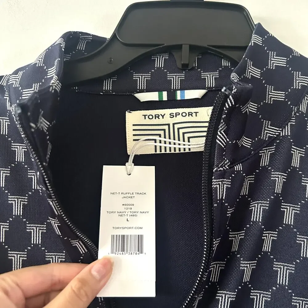 Tory Burch Sport Ruffle Track Matching Set NWT